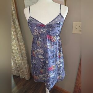 American Eagle Outfitters Floral Mini Dress - Blue and Pink